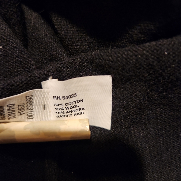 Gap Sequins Double V Sweater; Size - S; Color - Black - Picture 6 of 7